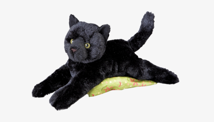 Tug Black Cat - Black Cat Plush, transparent png