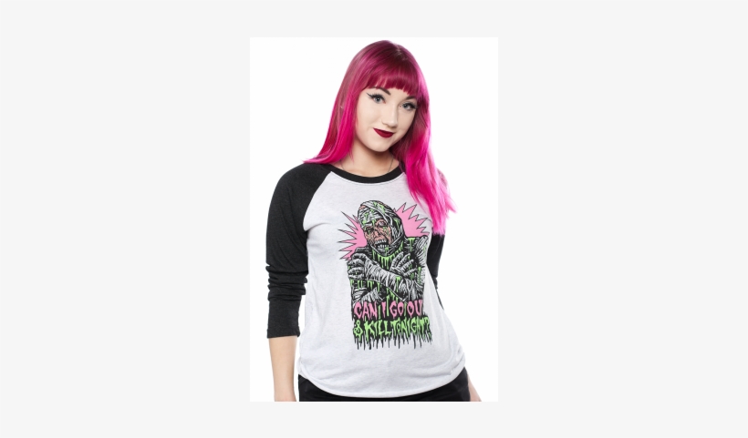 Ghoul Trouble Kill Tonight Raglan - Raglan Sleeve, transparent png