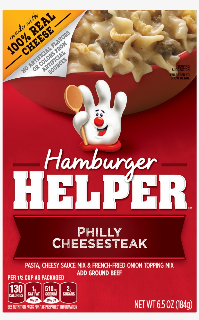 Betty Crocker Hamburger Helper, Philly Cheesesteak - Philly Cheesesteak Hamburger Helper, transparent png
