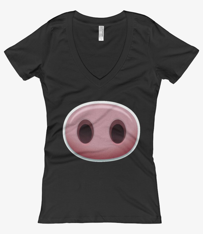 Women's Emoji V Neck - Adopt Don't Shop T Shirt | Rescue Dogs Matter Tee |, transparent png