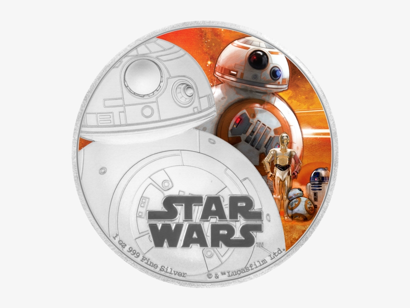 Fine Silver Coloured Coin Star Warstm - Changi Star Wars Plush Toy, transparent png