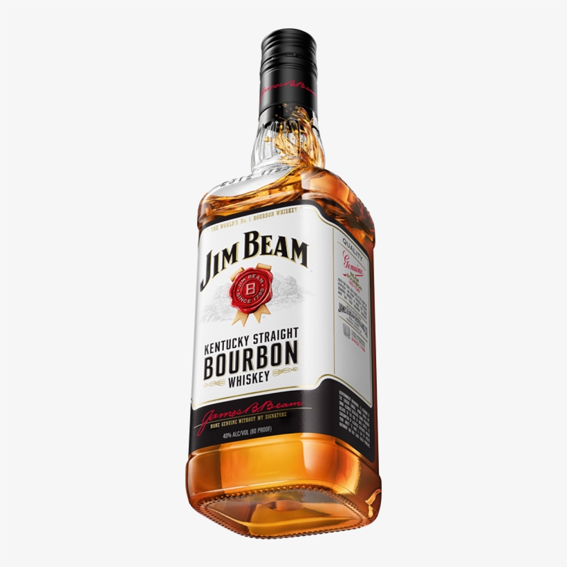 Packshot Of Jim Beam® Original - Jim Beam Bourbon Whisky, transparent png