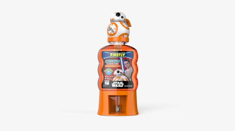 Cool Star Wars Stocking Stuffers - Firefly Fluoride Rinse, Anticavity, Star Wars, Orange, transparent png