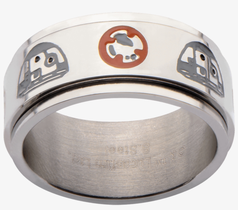 Bb-8 Symbols Spinner Ring - Star Wars Episode 7 Bb-8 Spinner Ring, transparent png