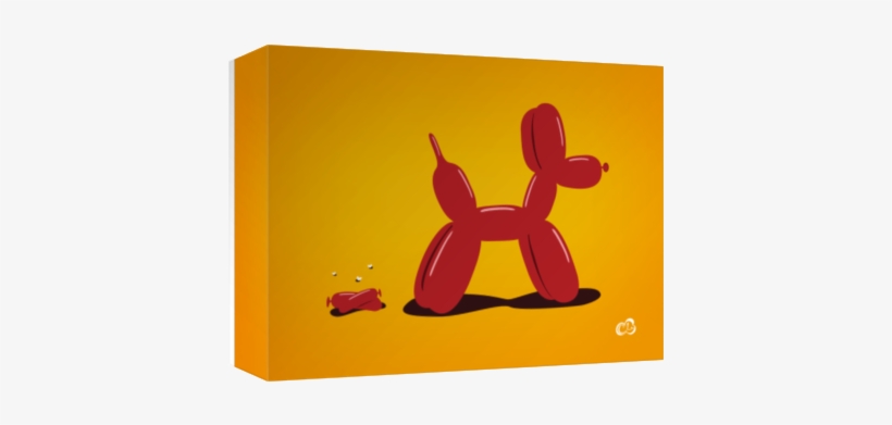 Balloon Dog Takes A Poo - Balloon Dog Poop, transparent png