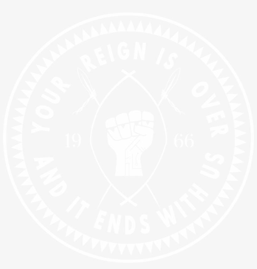 Wakanda U Seal-white, transparent png