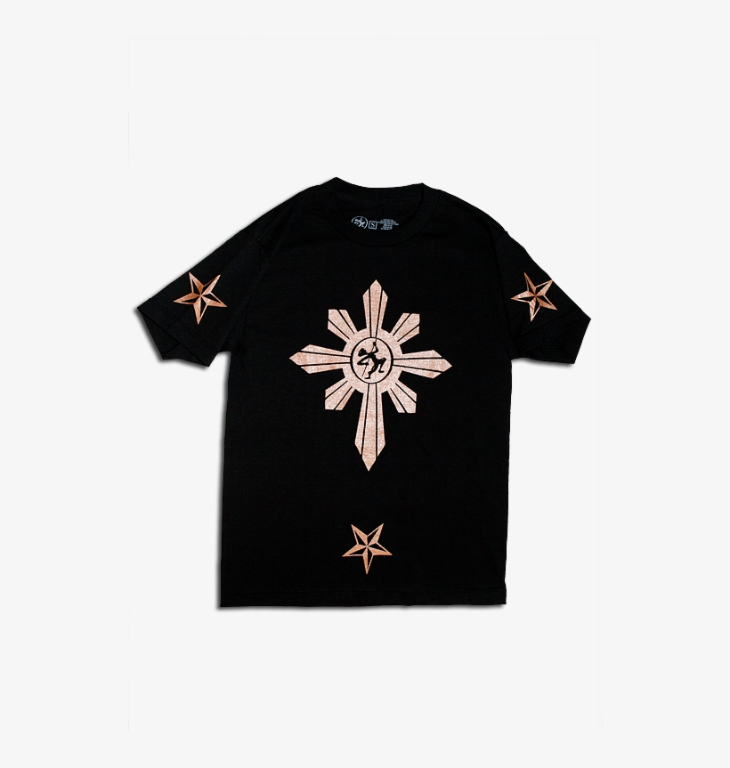 New Sun & Stars By Taglish Tees Sun And Stars, Filipino - 3 Stars And A Sun T Shirt, transparent png