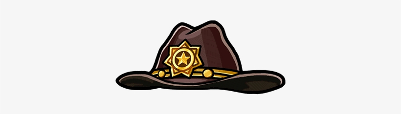 Gear-sheriff Poppa's Hat Render - Sheriff Cowboy Hat Png, transparent png