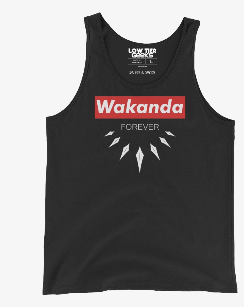 Wakanda Forever Classic Tank Top - T-shirt, transparent png