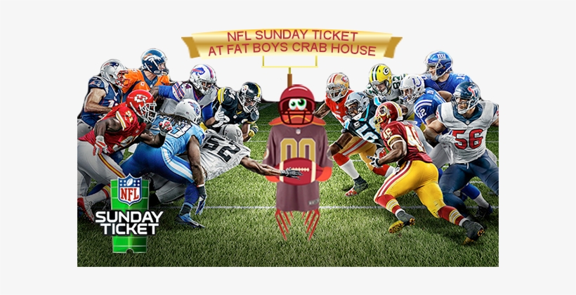 At Fat Boys Crab House We Have Direct Tv's Nfl Sunday - Sunday Ticket Every Game, transparent png