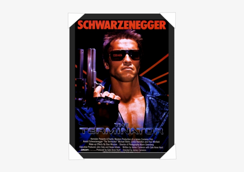 #373 - Arnold Schwarzenegger Film Poster, transparent png