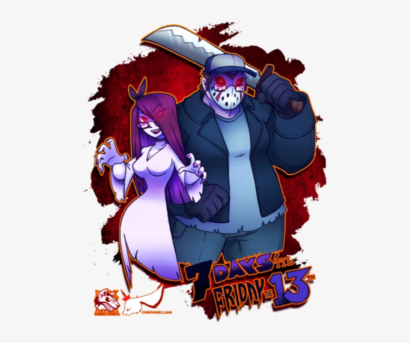 Halloween Id Collab With @chronnellian Ourselves Disguised - Samara Morgan And Jason Voorhees, transparent png
