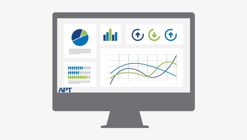 Web Custom Dasboards Small Border - Computer Monitor, transparent png