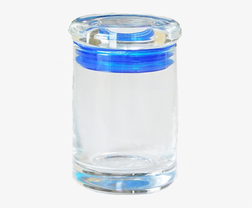 3oz Glass Jar/glass Lid/blue Seal (72 Jars Per - Jar, transparent png