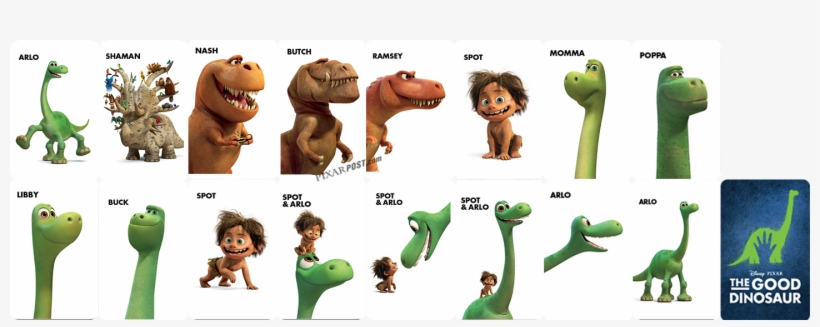 Click To Enlarge - Good Dinosaur Cast Characters, transparent png