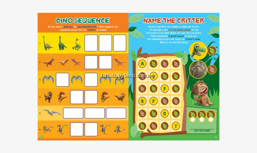 Disney Pixar The Good Dinosaur Arlo's Special Activity - The Good Dinosaur, transparent png