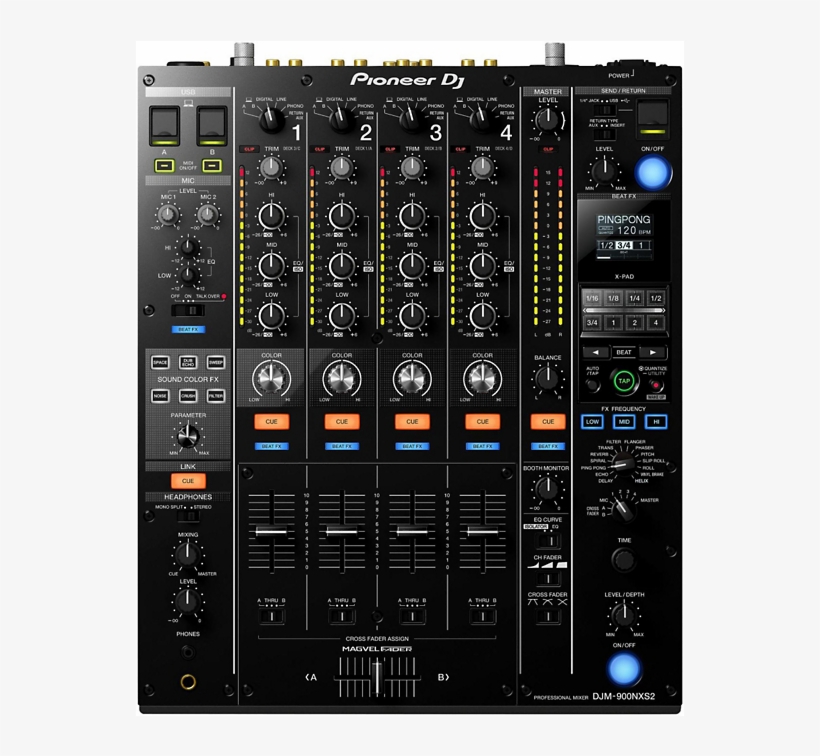 Pioneer Djm-900nxs2 - Pioneer Djm-900nxs2 Professional Dj Mixer, transparent png