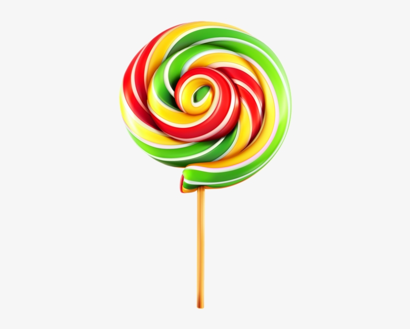 Multicolor Lollipop Png Clipart Image - Lollipop Png, transparent png