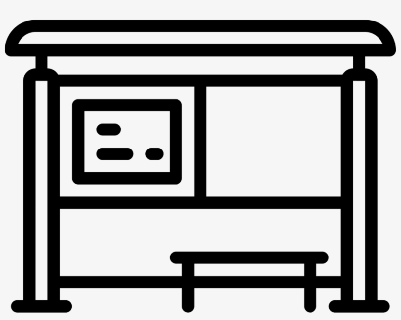 Bus Shelter Icon Png Clipart Bus Stop Computer Icons - Bus Stop Icon Png, transparent png