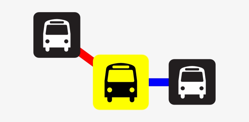 Station Bus Route Clip Art At Clker - Bus Route, transparent png