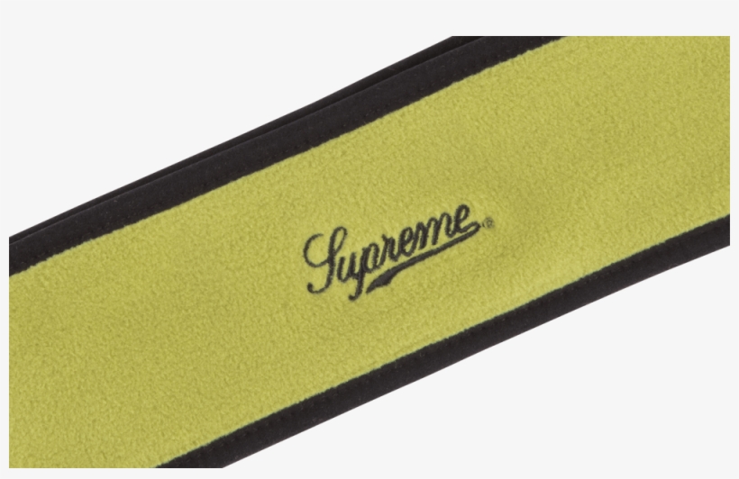 Supreme Polartec Logo Headband "fw 17", transparent png