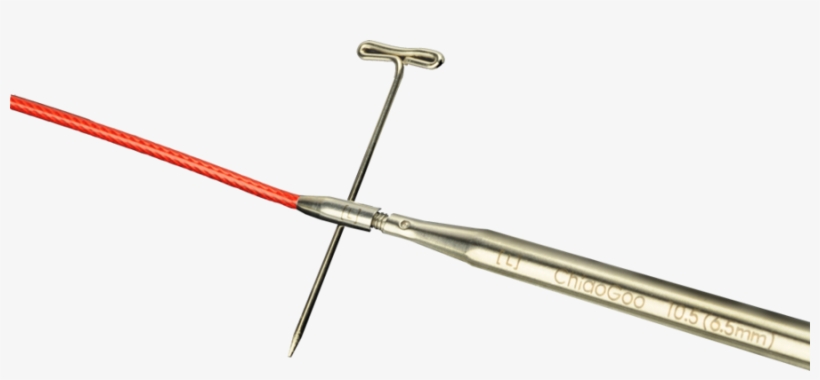 Chiaogoo Twist Red Lace 5" Tips - Chiaogoo Twist Red Lace Interchangeable Knitting Needle, transparent png