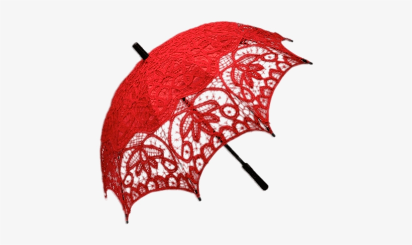 Parasol Battenberg Lace Png - Red Battenburg Parasol, transparent png
