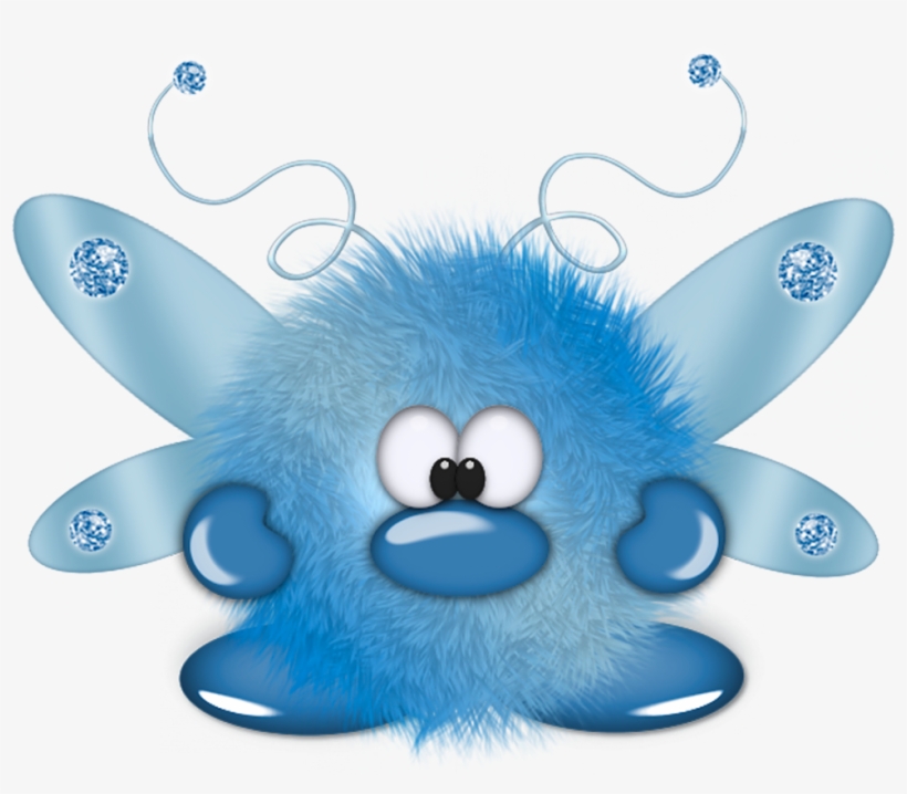 Tubecritter Cute Monsters, Little Monsters, Cartoon - Cute Fluffy Monsters With Wings, transparent png