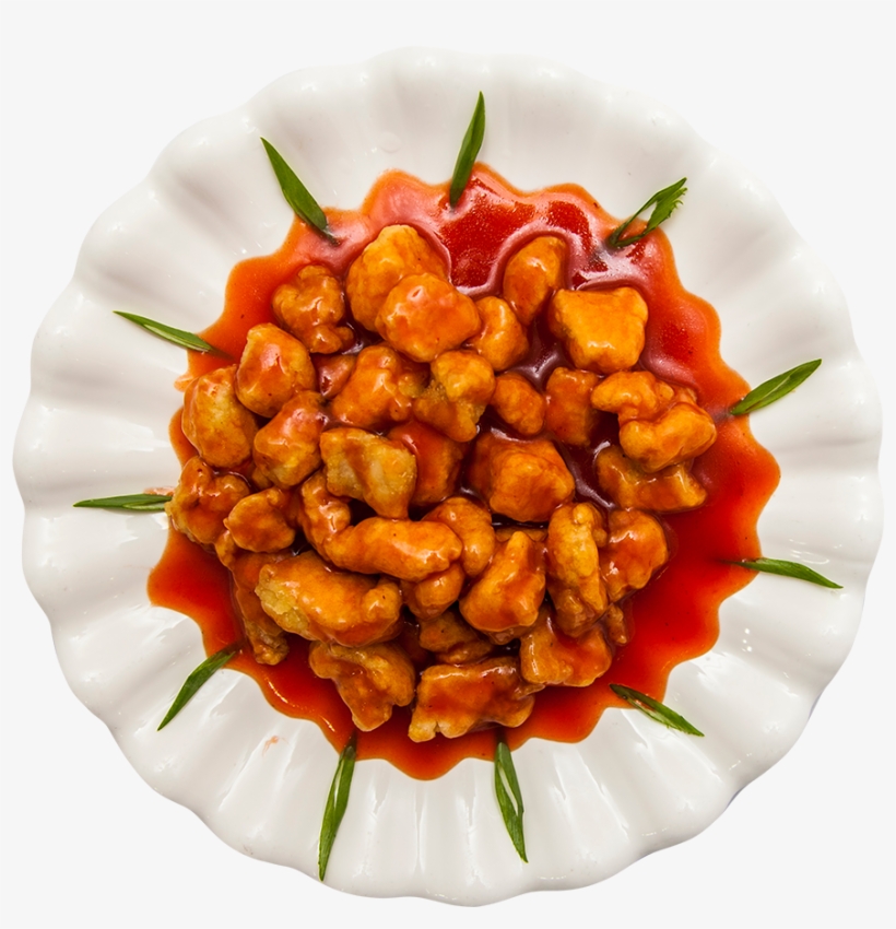 Chicken Fillet In Sweet-sour Sauce Garnish Choice - Sweet And Sour Chicken, transparent png