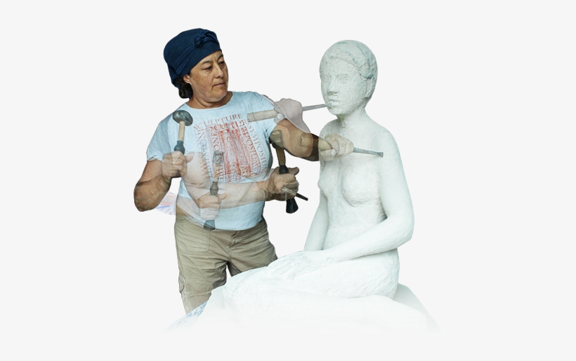 Amy Brier, Stone Artist - Sculpture People Png, transparent png