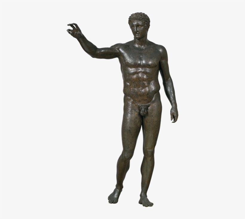 Position In The Museum - Youth From Antikythera, transparent png