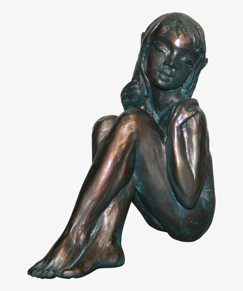 Coquine 3 - Bronze Sculpture, transparent png
