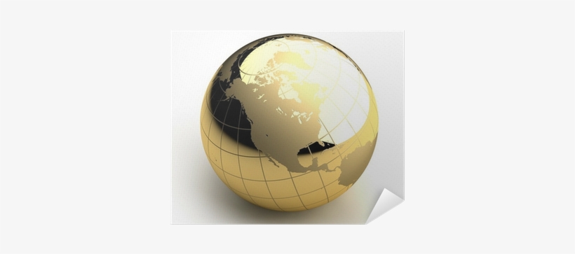 Chrome Globe, transparent png