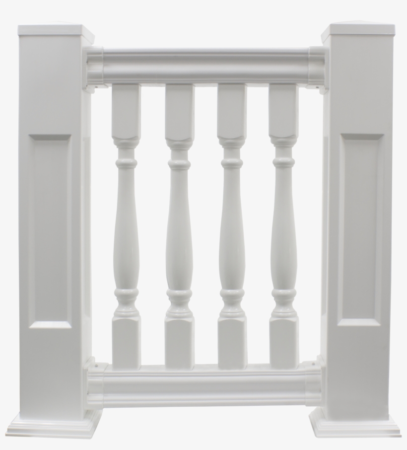 V410 With Turned Vinyl Balusters - Baluster, transparent png