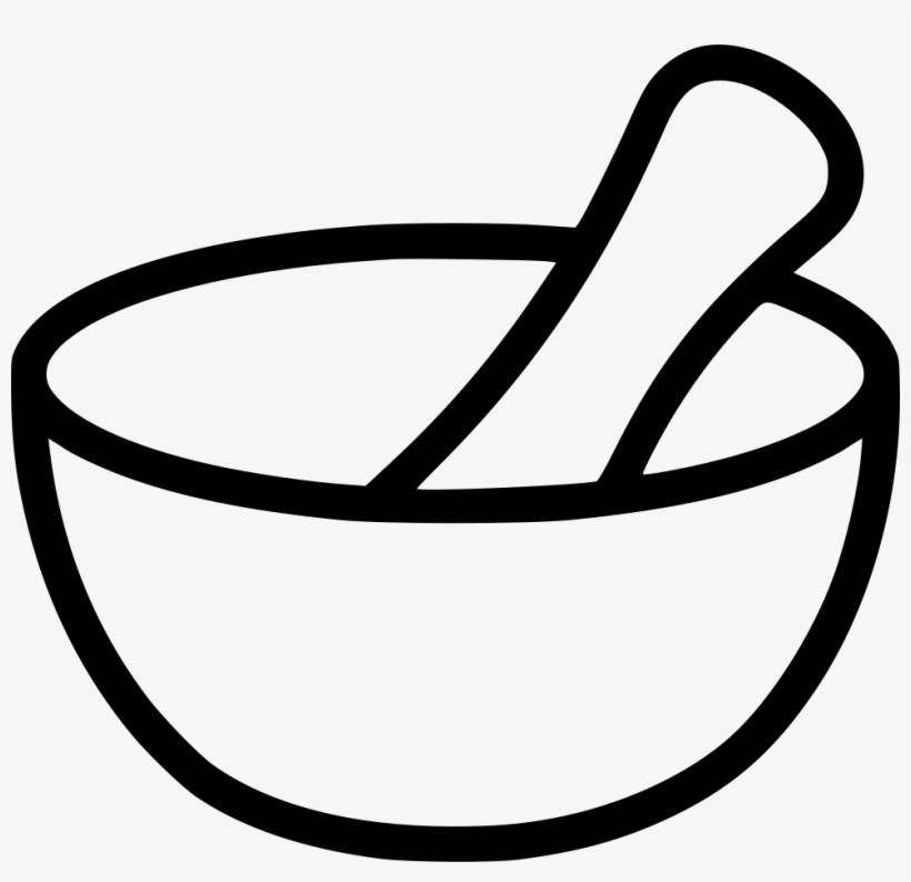 Mortar And Pestle - Mortar Icon, transparent png