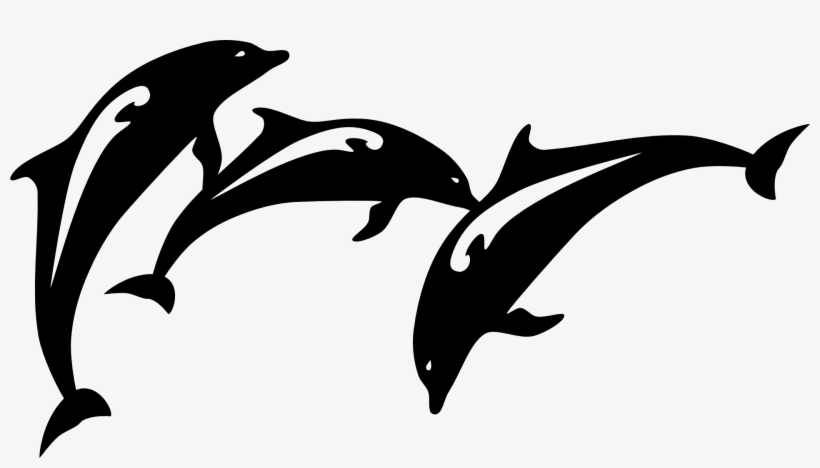 Dolphin Fish Jumping Animal - Siluetas De Peces Saltando, transparent png