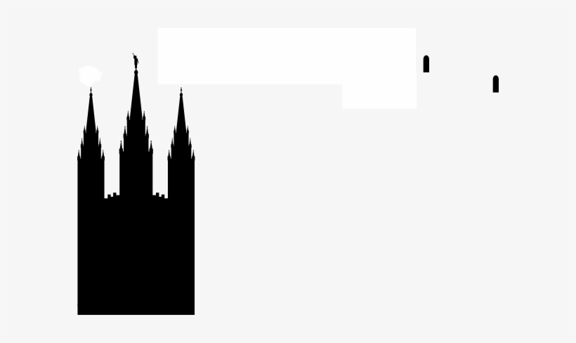 Lds Temple Clip Art At Clker - Slc Temple Clip Art, transparent png