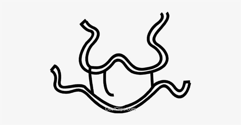 Medical Mask - Medical Mask Clipart Black And White, transparent png