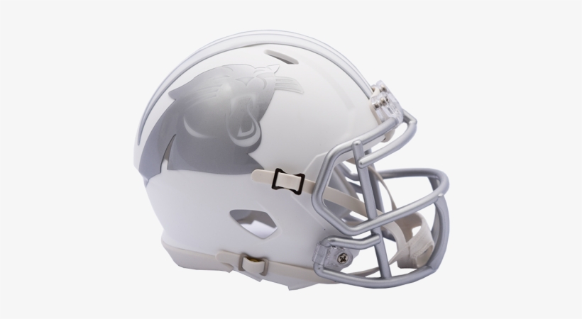 Carolina Panthers Ice Alternate Speed Mini Helmet - Matte White Football Helmets, transparent png