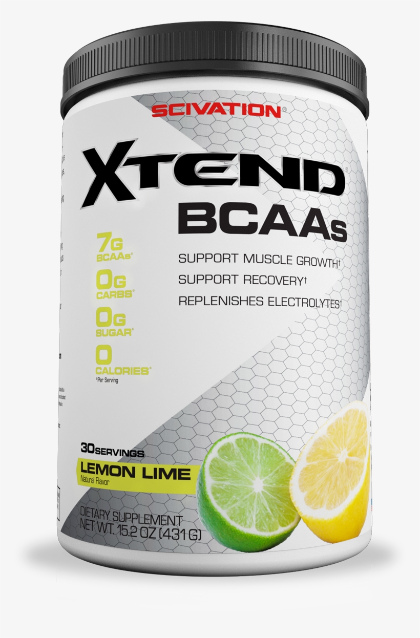Scivation Xtend Bcaa Powder, Lemon-lime, 30 Servings - Sci-vation Xtend 375g Lemon Lime Sour, transparent png
