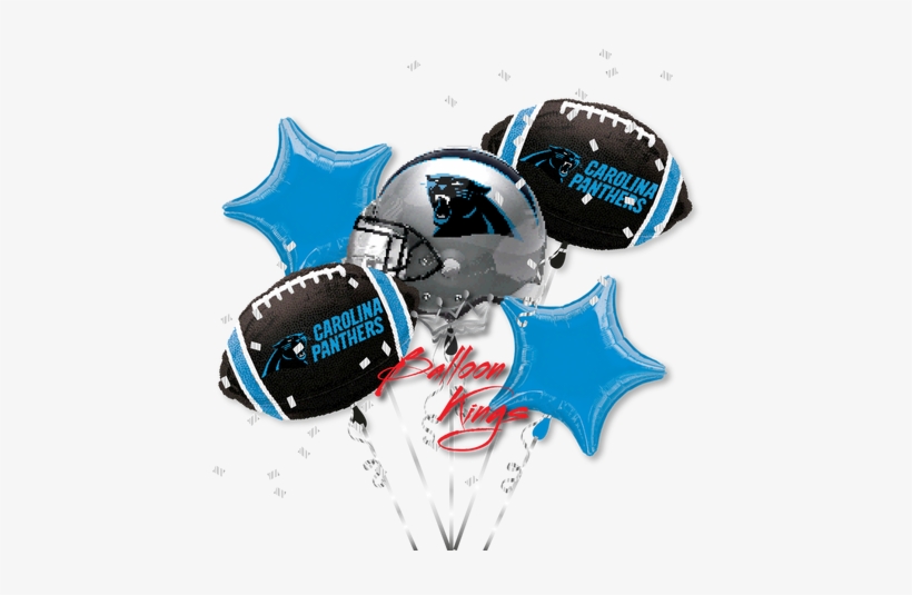 Panthers Bouquet - Carolina Panthers Nfl Football Helmet Balloon Super, transparent png