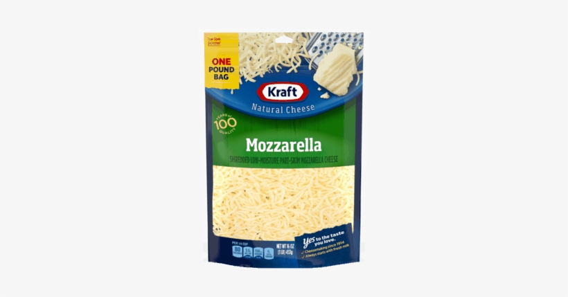 Kraft® Shredded Cheese - Shredded Mozzarella Cheese, transparent png