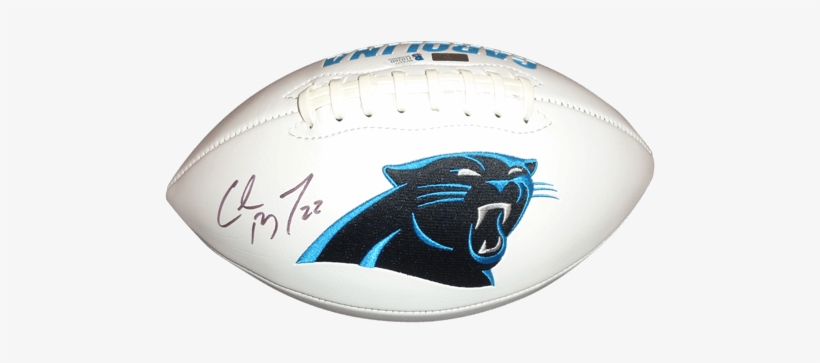 Christian Mccaffrey Autographed Carolina Panthers Logo - Carolina Panthers Logo, transparent png