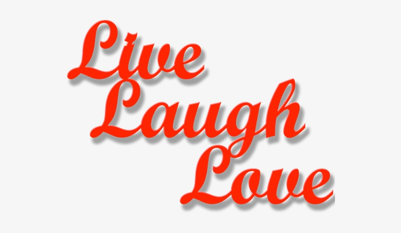 Live Laugh Love - Cat, transparent png