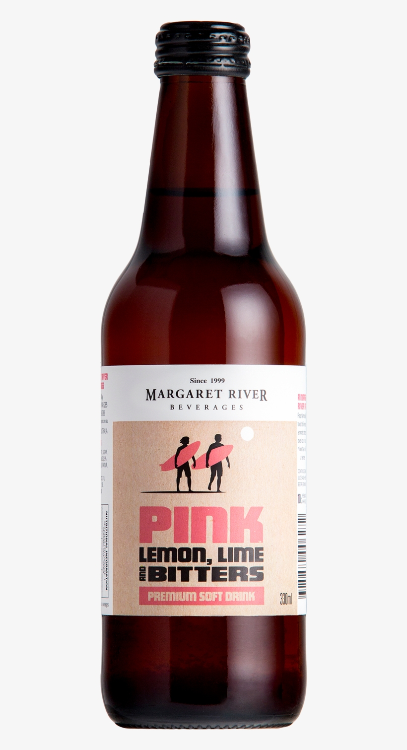 Margaret River Lemon Lime & Bitters 330ml - Glass Bottle, transparent png