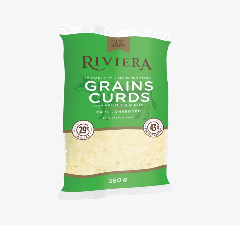 Shredded Cheese Curds - Cheese, transparent png
