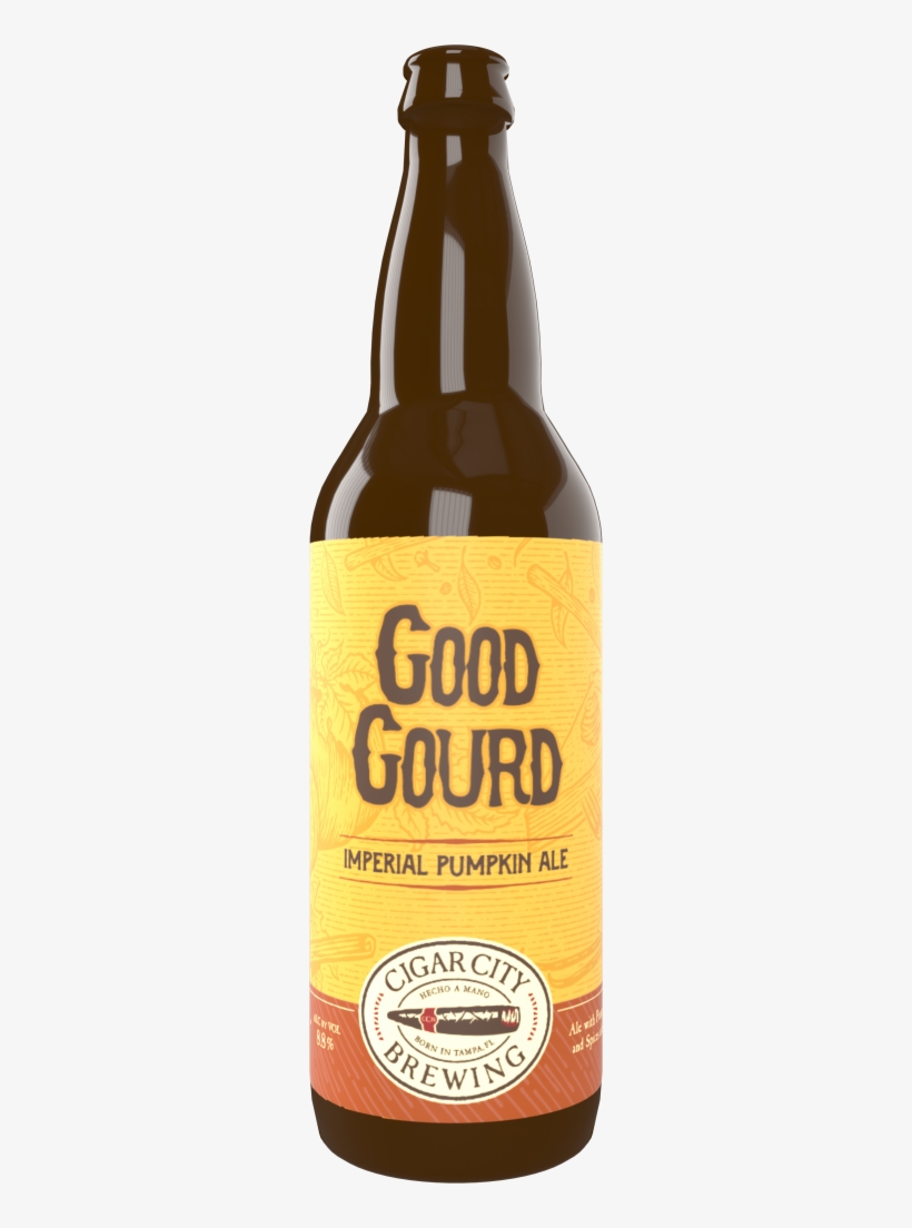 Goodgourdmock - Cigar City Good Gourd Imperial Pumpkin Ale 22oz, transparent png