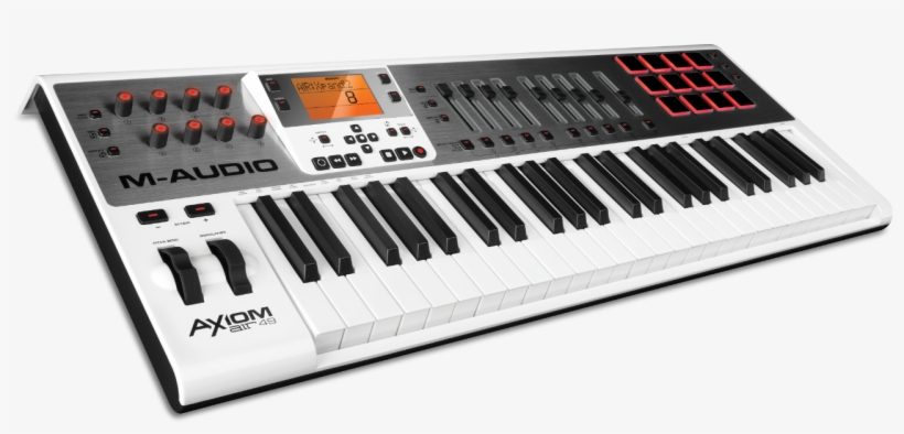 M Audio Axiomair49 Main - Midi Controller 61 Keys, transparent png