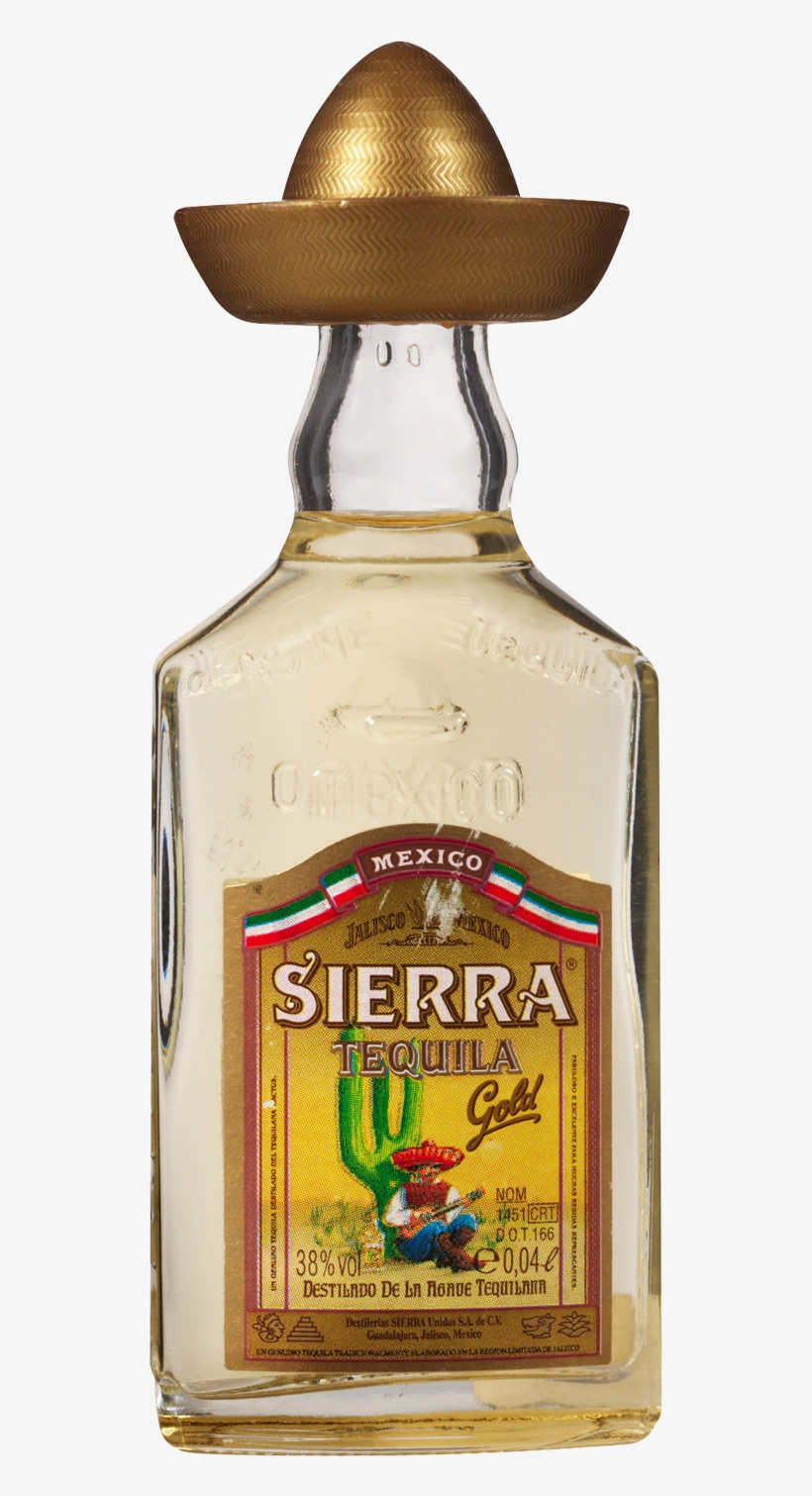 Sierra Gold Tequila 40ml - Sierra Gold Tequila, transparent png