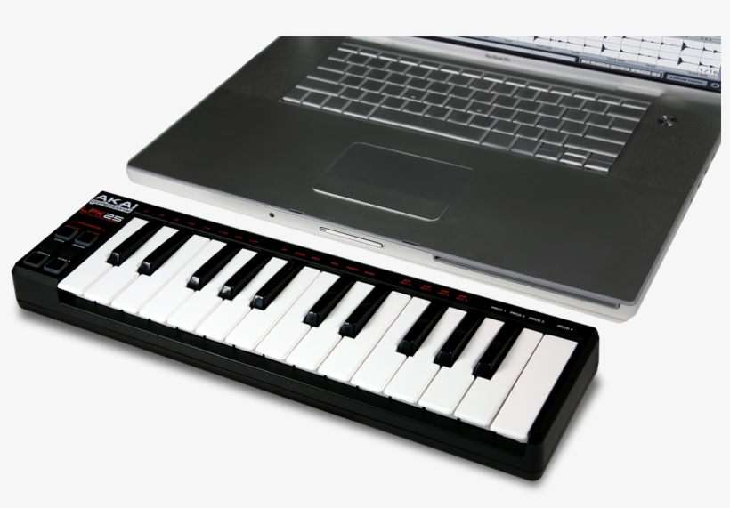 Akai Pro Lpk25 Midi Usb Keyboard Review - Akai Lpk25, transparent png